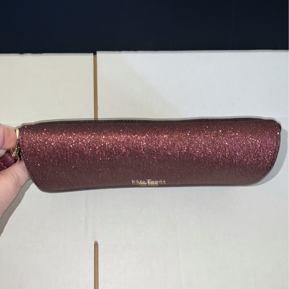 Kate Spade Burgundy Glitter Wristlet Wallet - Picture 7 of 12
